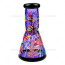 OG Original Glass 8Inches 7mm Glow In The Dark Art Beaker - OG627 / PURPLE