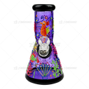 OG Original Glass 8Inches 7mm Glow In The Dark Art Beaker - OG627 / PURPLE