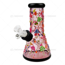 OG Original Glass 8Inches 7mm Glow In The Dark Art Beaker - OG627 / PINK