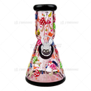 OG Original Glass 8Inches 7mm Glow In The Dark Art Beaker - OG627 / PINK