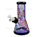 OG Original Glass 8Inches 7mm Glow In The Dark Art Beaker - OG627 / BLUE