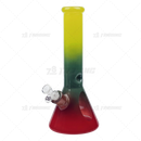 OG Original Glass 14inches Rasta Color Beaker with Giftbox - OG628