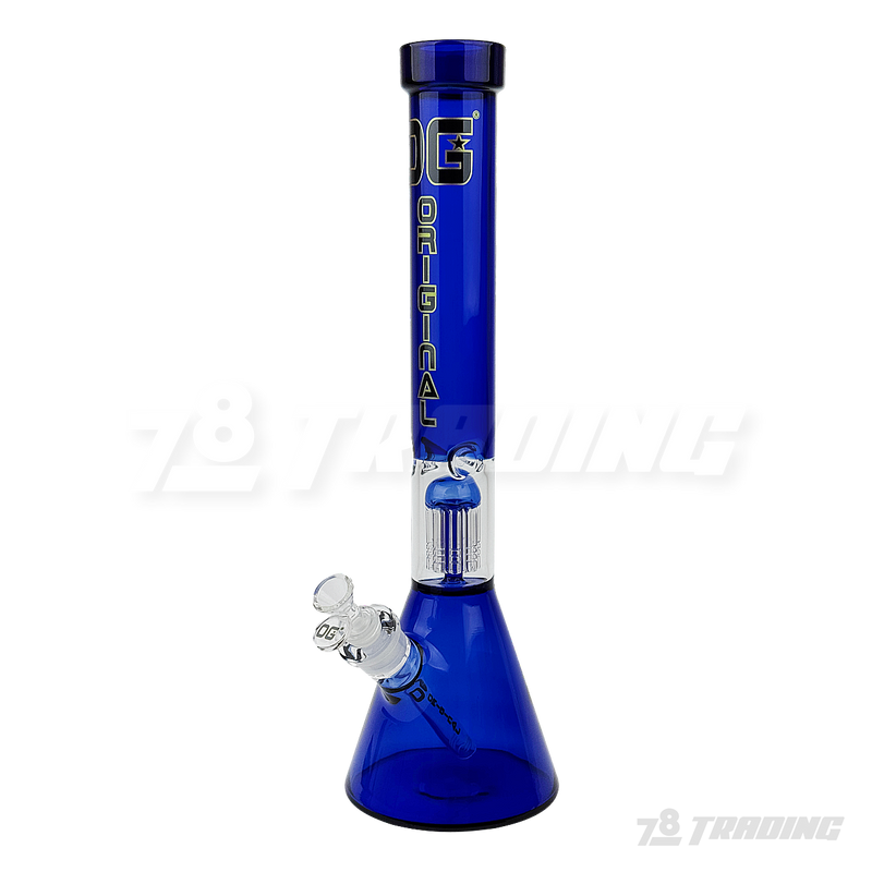 OG Original Glass 17.5 Inches Color Tree Perc. Beaker