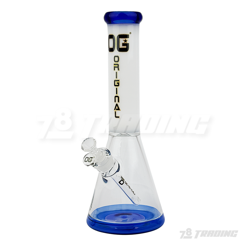 OG Original Glass Thick Glass 14 Inches Color Beaker - OG700