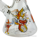 OG Original Glass Cartoon Decal Beaker 14inches 7mm - OG703C