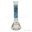 OG Original Glass Cartoon Decal Beaker 14inches 7mm - OG703A