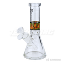 OG Original Glass Wigwag Painted 8" 9mm Beaker - OGFS