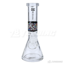 OG Original Glass Wigwag Painted 8" 9mm Beaker - OGFS