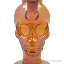 Metallic Chrome 14inches Skull Shape Base Water Pipe - SK144407