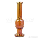 Metallic Chrome 14inches Skull Shape Base Water Pipe - SK144407