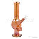 Metallic Chrome 14inches Skull Shape Base Water Pipe - SK144407