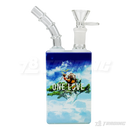 Square Juicy Box Cartoon Glass Pipe 7.5"