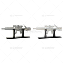 Carbine Bong 24inches with Wood Stand - MB1417