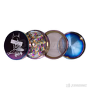 DOPE Rainbow Color Chrome Metal Grinder 60mm 4parts - BATMAN