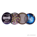 DOPE Rainbow Color Chrome Metal Grinder 60mm 4parts - HELLO KITTY