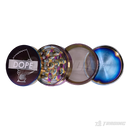 DOPE Rainbow Color Chrome Metal Grinder 60mm 4parts - BART SIMPSON