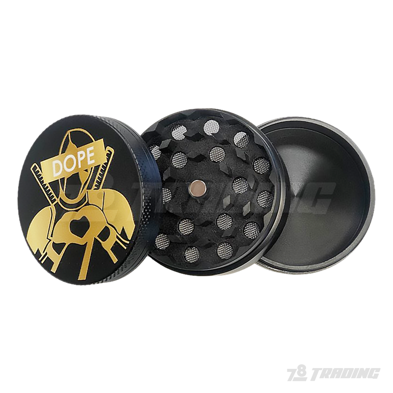 DOPE Metal Grinder 48mm 3parts - DEADPOOL