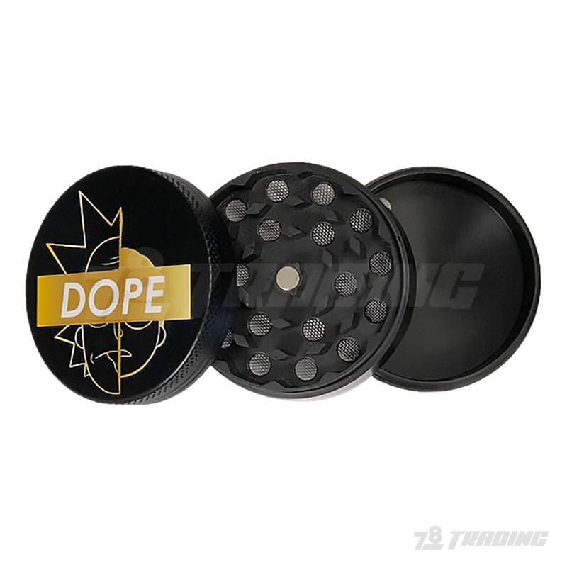 DOPE Metal Grinder 48mm 3parts - RICK N MORTY