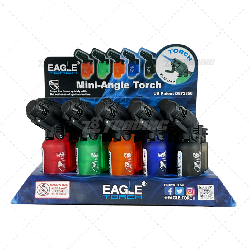 Eagle Mini Angle Torch - Transparent 20pk