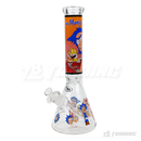 Cartoon Decal 14" 7mm Thick Glass Beaker - FGCT14001