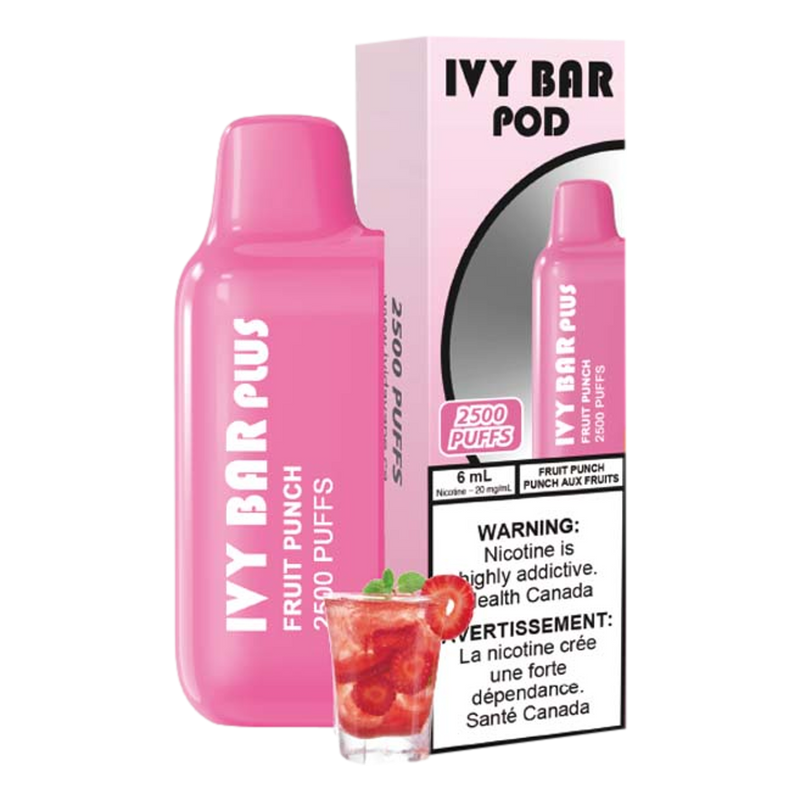 Ivy Bar Pods 2500 Puffs - 10 CT