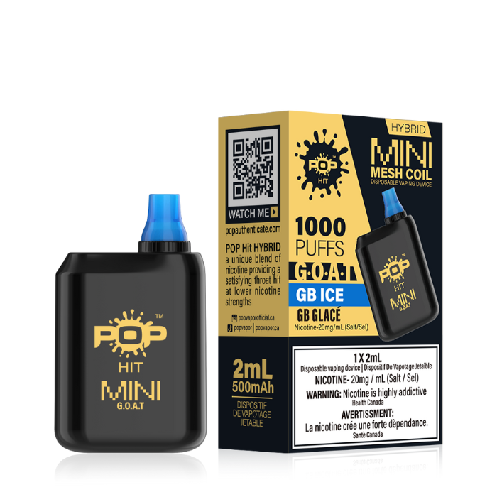 Pop Box Mini 1000 Disposable Vape Device - 10ct