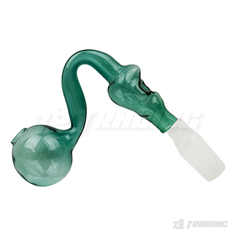 Colorful Skull Oil Burner Pipe Bowl 14mm Joint