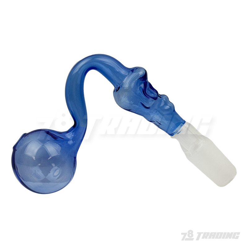 Colorful Skull Oil Burner Pipe Bowl 14mm Joint