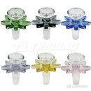 Leaf Shape Handle Bowl Piece Thick Glass 14mm