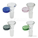 Leaf Engraved Round Handle Bowl Piece 14mm