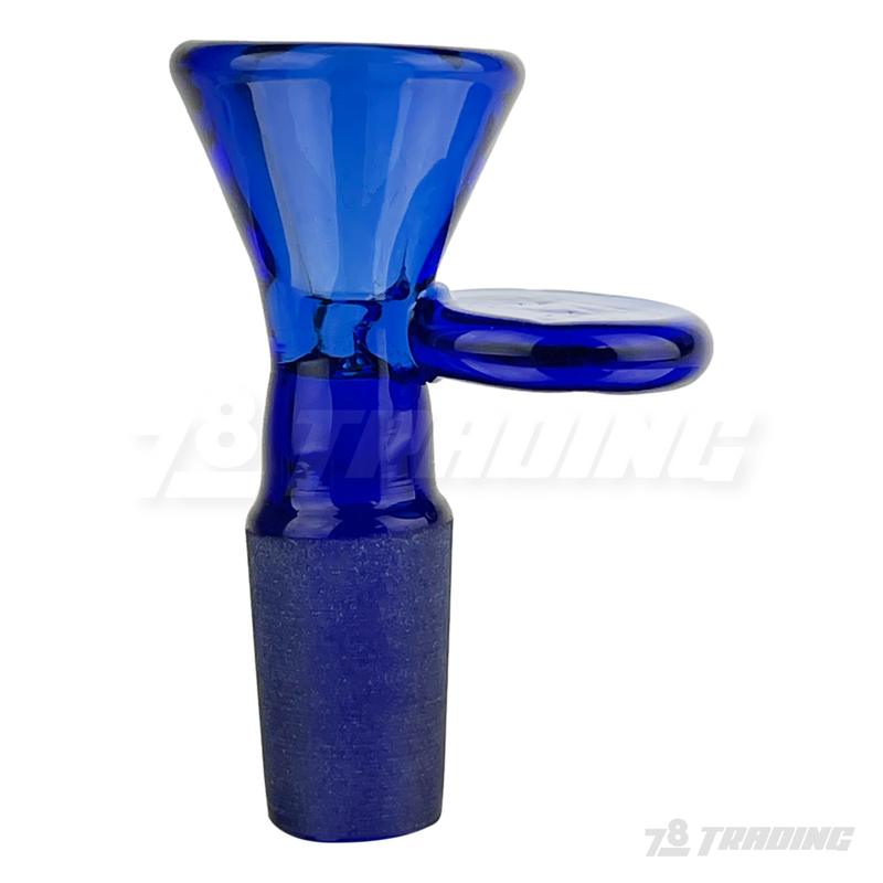 Color Glass Bowl with Round Handle