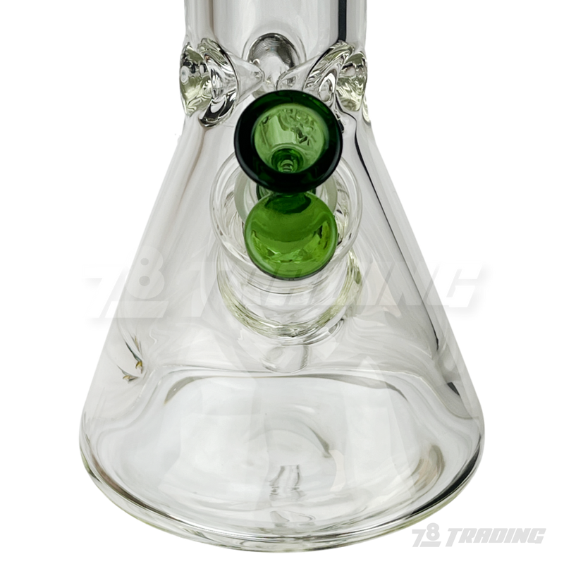 Color Glass Bowl with Round Handle