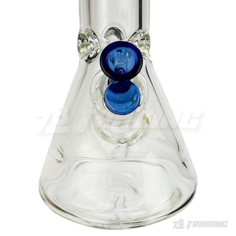 Color Glass Bowl with Round Handle