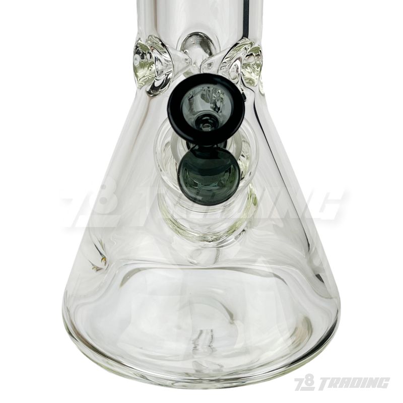 Color Glass Bowl with Round Handle
