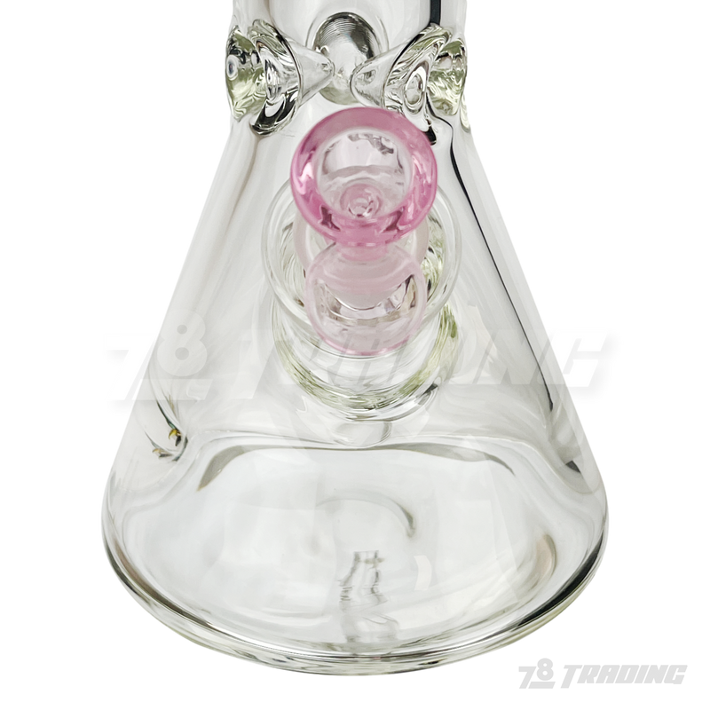 Color Glass Bowl with Round Handle