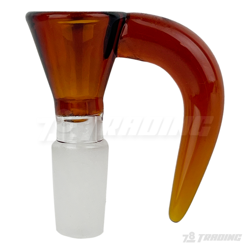 Color Thick Bowl with Horn Handle