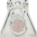 Leaf Engraved Round Handle Bowl Piece 14mm