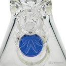 Leaf Engraved Round Handle Bowl Piece 14mm