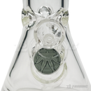 Leaf Engraved Round Handle Bowl Piece 14mm