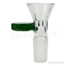 Leaf Engraved Round Handle Bowl Piece 14mm