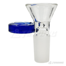 Leaf Engraved Round Handle Bowl Piece 14mm