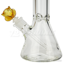 ROSE shape glass large bowl 2 1/2 inches