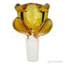 ROSE shape glass large bowl 2 1/2 inches