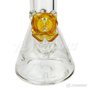 ROSE shape glass large bowl 2 1/2 inches