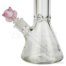 ROSE shape glass large bowl 2 1/2 inches