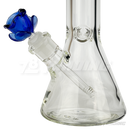 ROSE shape glass large bowl 2 1/2 inches