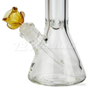 ROSE shape glass large bowl 2 1/2 inches