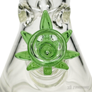 Leaf Shape Handle Bowl Piece Thick Glass 14mm