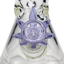 Leaf Shape Handle Bowl Piece Thick Glass 14mm