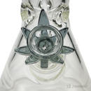 Leaf Shape Handle Bowl Piece Thick Glass 14mm